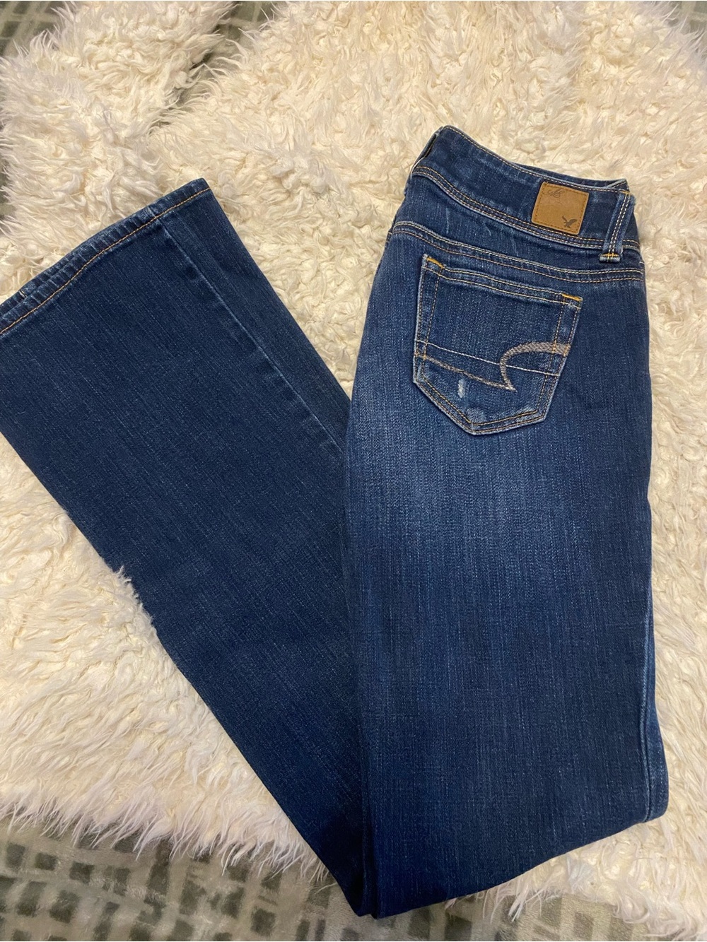 American Eagle Outfitters Women’s Dark Blue Boot Cut Jeans